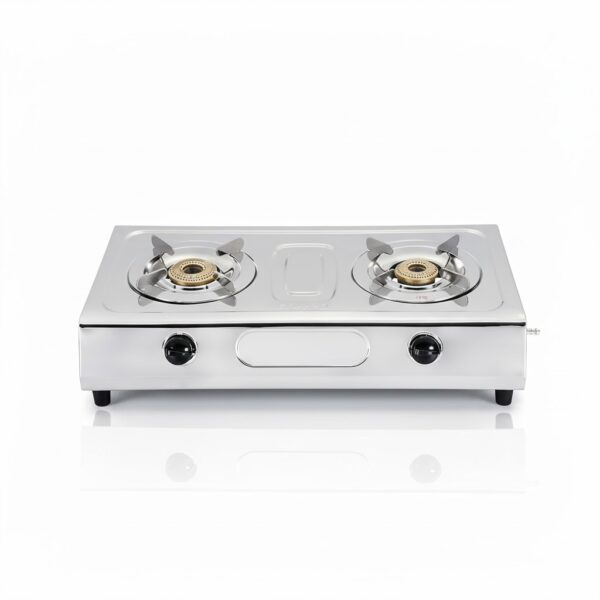 Stainless Steel 2 Burner LPG Gas Stove – ISI Certified |  LPG And PNG Compatible | Durable Gas Oven for Home Cooking